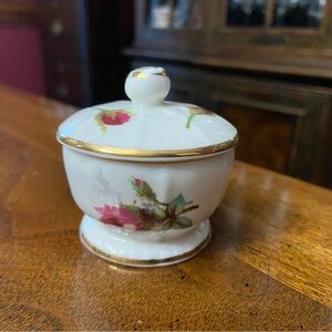 Antique Grandmother’s Rose by Hammersley Trinket Box